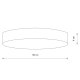 Потолочный cветильник Nowodvorski Lid Round Led Black 10418. 