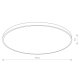 Потолочный cветильник Nowodvorski Agnes Round Led Pro Black 10975. 