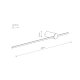 Настенный светильник Nowodvorski Saber Led Silk Olive M White 11592. 