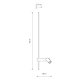 Настенный светильник Nowodvorski Easy Led Left Black 11425. 