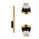 Настенный светильник Nowodvorski Fourty Wall XL Brass/Black 10760. 
