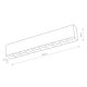 Накладной светильник Nowodvorski Midi Led White 10053. 