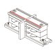 Коннектор для трехфазной трековой системы прямой Nowodvorski Ctls Straight White 8085. 