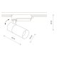Трековый однофазный светильник Nowodvorski Profile Tinos Led White 10374. 