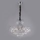 Подвесная люстра Eurosvet 10080/6 хром/прозрачный хрусталь Strotskis. 