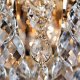 Потолочная люстра Eurosvet 10081/12 золото/прозрачный хрусталь Strotskis. 