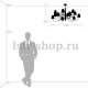 Люстра на штанге Lightstar Vortico 814134. 
