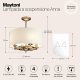 Подвесная люстра Maytoni House H007Pl H007PL-04G. 