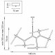 Подвесная люстра Lightstar Struttura 742106. 