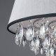 Подвесная люстра Eurosvet Opera 10092/5 хром/прозрачный хрусталь Strotskis. 
