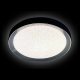 Потолочный светодиодный светильник Ambrella light Orbital Crystal Sand FS1212 WH/WH 64W+23W D500. 