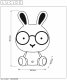 Настольная лампа Lucide Dodo Rabbit 71591/03/66. 