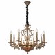Подвесная люстра Lucia Tucci Firenze 1780.8.2 Antique Gold. 