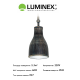 Подвесной металлический светильник Luminex 7362. 